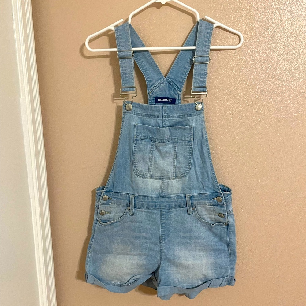 Juniors overall shorts